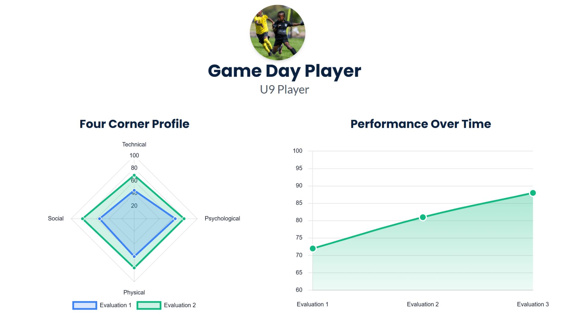 Player Performance Evaluation Chart